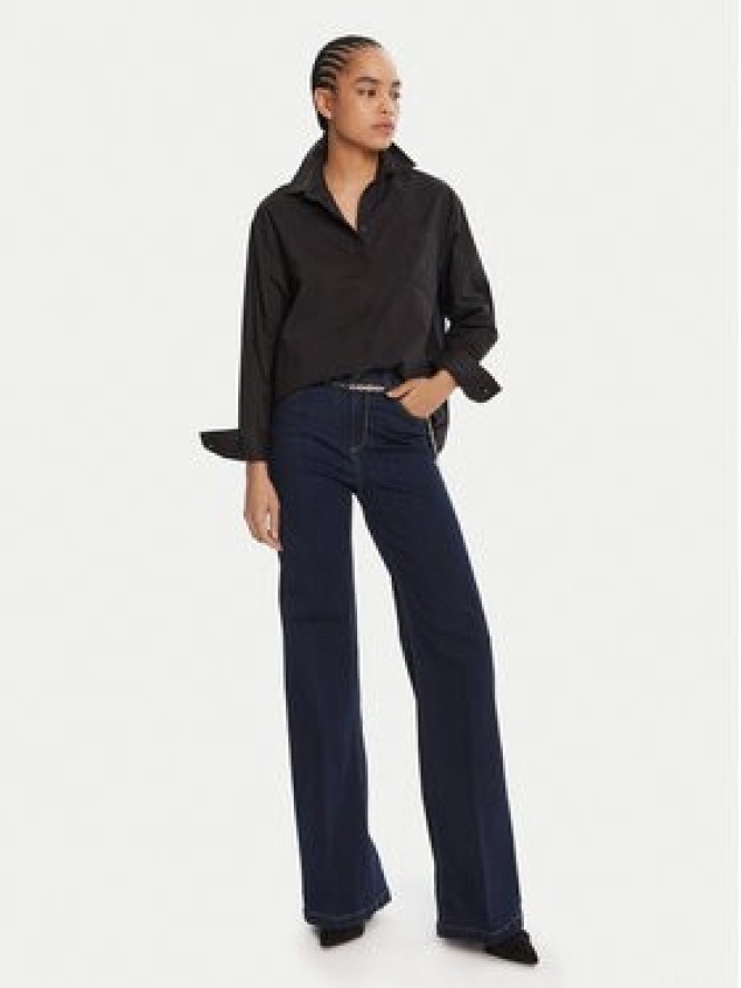 Liu Jo Koszula UF5240 T039A Czarny Regular Fit