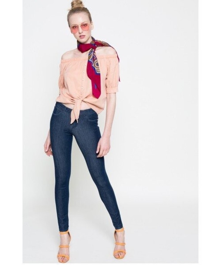 DAMSKIE SPODNIE JEANSOWE WRANGLER SUPER SKINNY DEEP SEA W29JPV95A