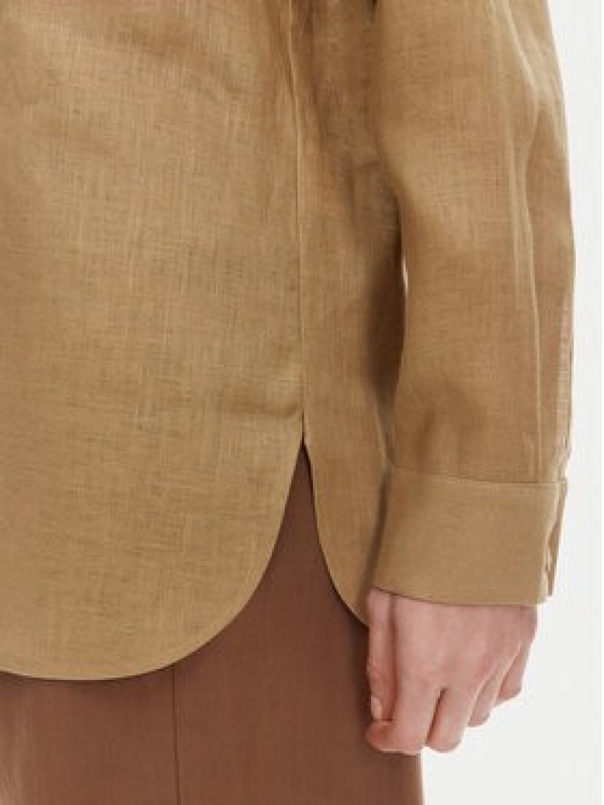 Max Mara Leisure Koszula Noel 2516111018 Brązowy Regular Fit