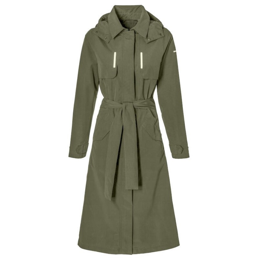 Damska kurtka wodoodporna Basil MosseTrench-Coat