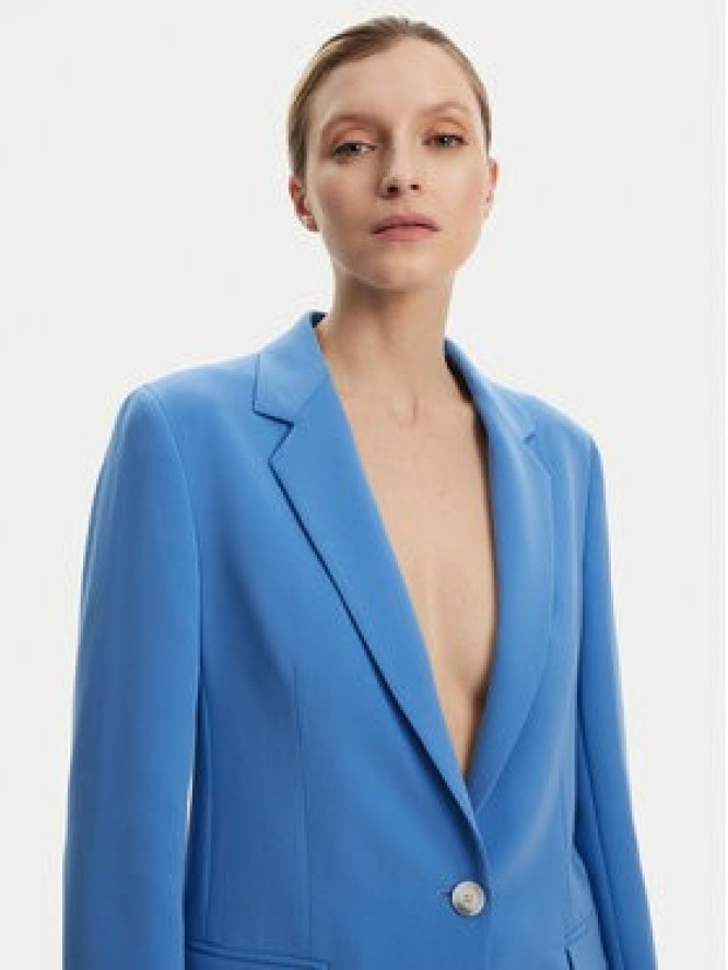 BOSS Marynarka Jocaluah 50490053 Niebieski Regular Fit