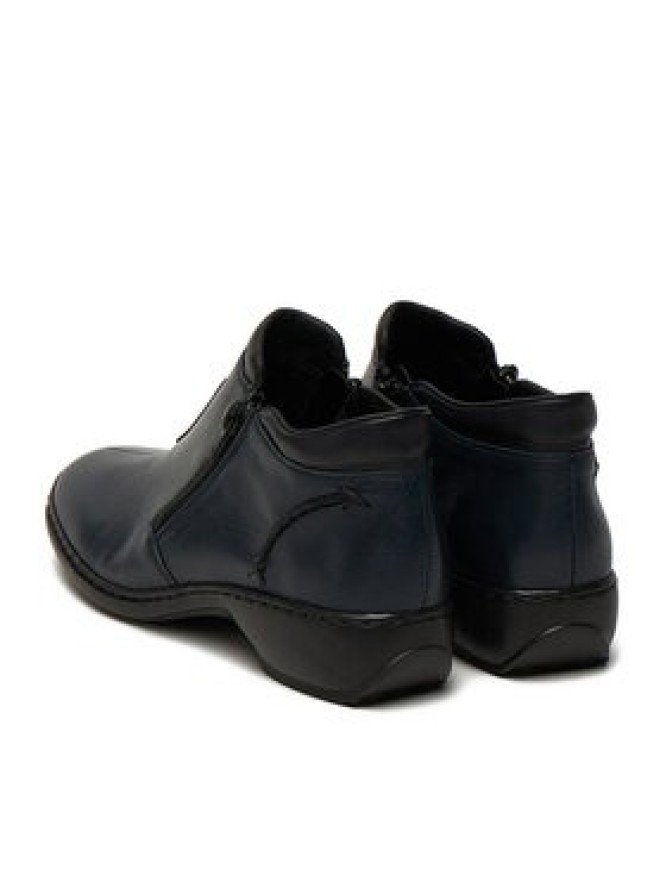 Rieker Botki L3882-15 Granatowy