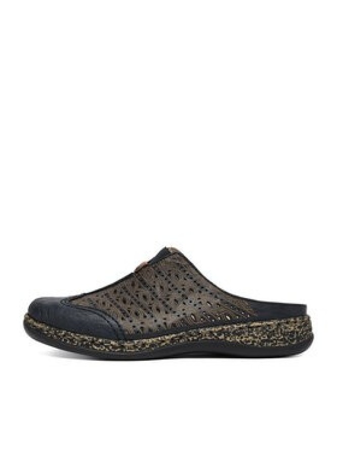 Rieker Klapki CEO-46376-14 Granatowy