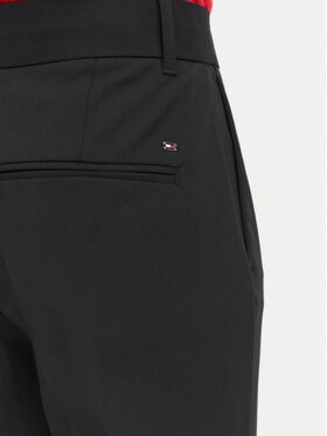 Tommy Hilfiger Spodnie materiałowe WW0WW51899 Czarny Straight Fit