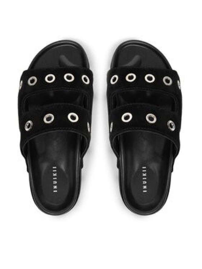 Inuikii Klapki Suede Studs 70103-153 Czarny