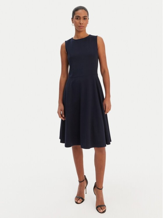 LAUREN RALPH LAUREN Sukienka koktajlowa 200980935003 Granatowy Slim Fit