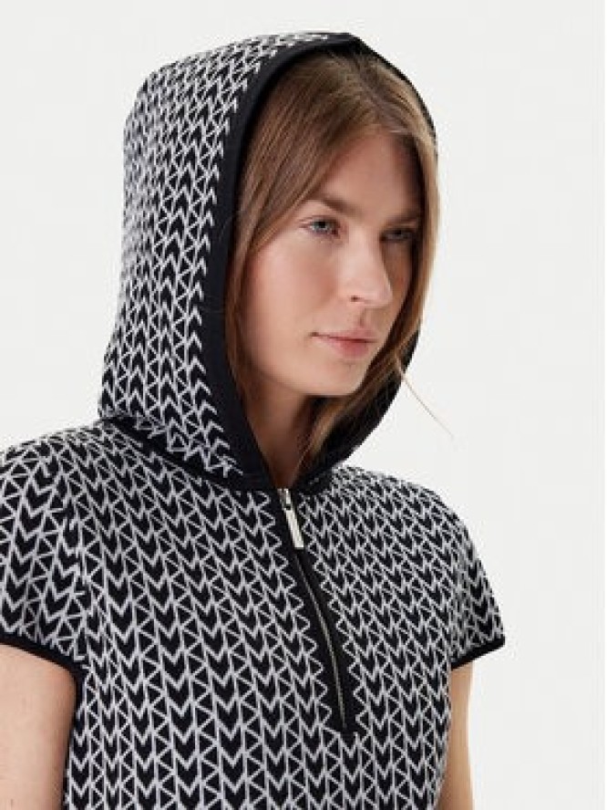 MICHAEL Michael Kors Sukienka dzianinowa MT5834LHQG Szary Regular Fit