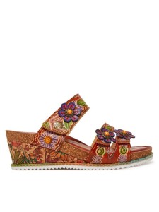 Laura Vita Klapki Bonito 19 Bordowy