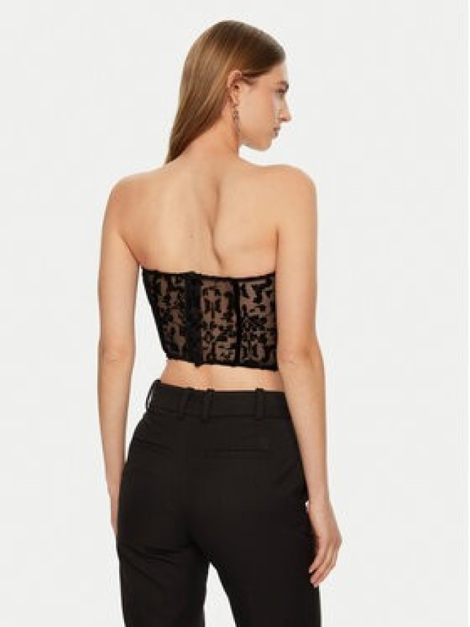 ACCESS FASHION Top 44-2235-362 Czarny Slim Fit