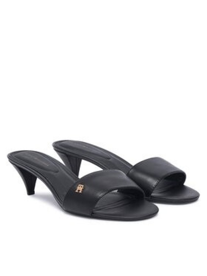 Tommy Hilfiger Klapki Th Mid Mule FW0FW09508 Czarny