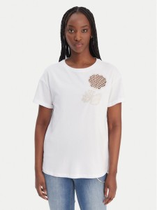 Liu Jo T-Shirt WA6413 JS904 Biały Regular Fit
