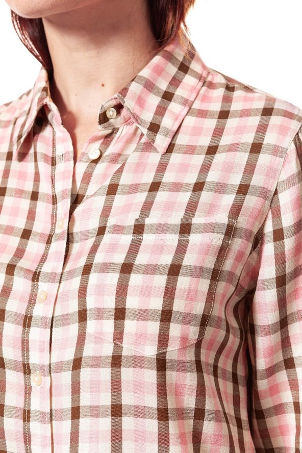 KOSZULA WRANGLER 1 PKT SHIRT CAMEO PINK W5241M1Y2 112129364