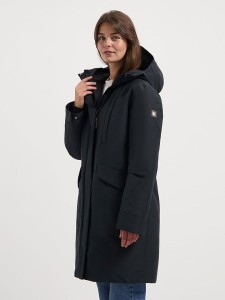 TRAVELIN' Płaszcz zimowy w kolorze antracytowo-czarnym rozmiar: XL