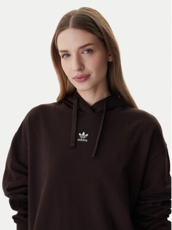 adidas Bluza Essentials KC9145 Brązowy Oversize