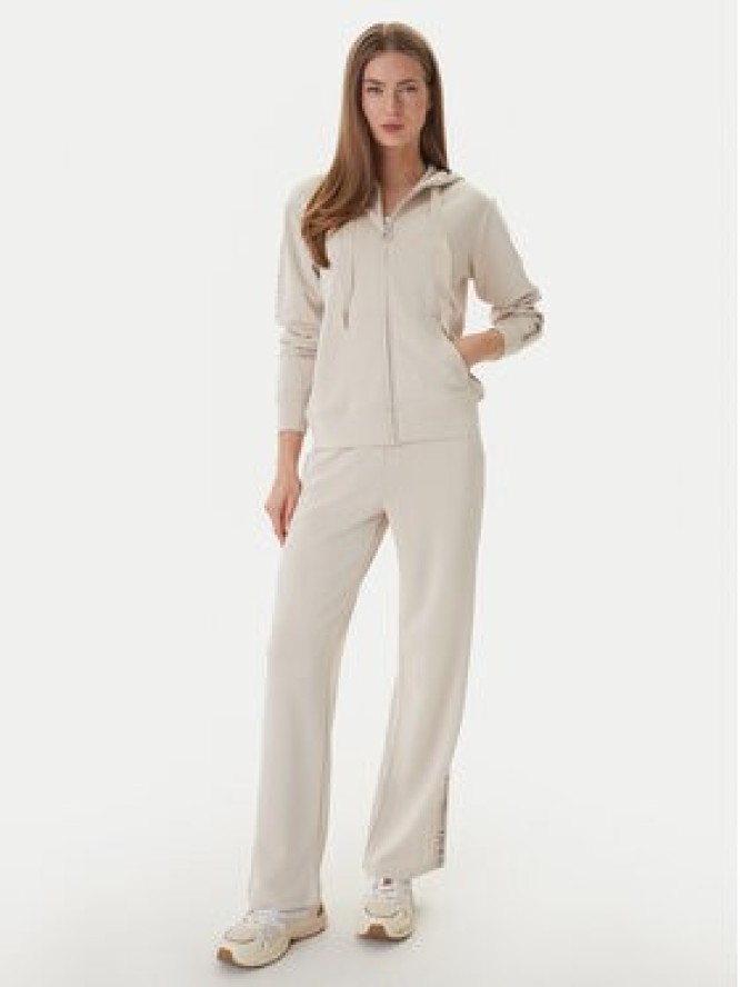 Guess Bluza W6GQ03 K2656 Beżowy Regular Fit