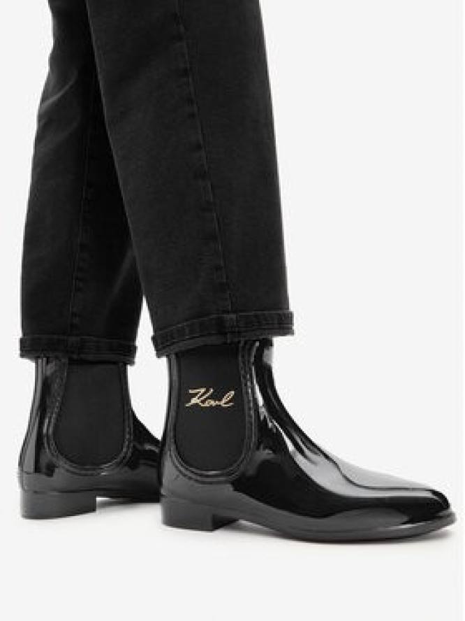 KARL LAGERFELD Kalosze Kalosh II KL94775 Czarny