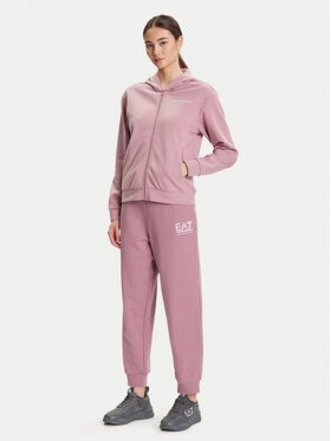 EA7 Emporio Armani Spodnie dresowe 7W000418 AF12473 UA272 Różowy Regular Fit