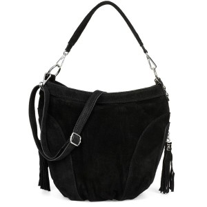 Worek skórzany Vera Pelle L81 czarny