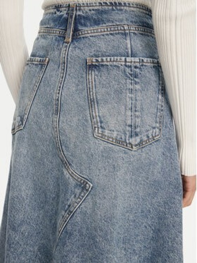 HUGO Spódnica jeansowa 50530310 Niebieski Regular Fit