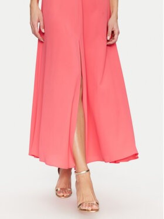 Simona Corsellini Sukienka koktajlowa P25CPAB01601 Koralowy Regular Fit