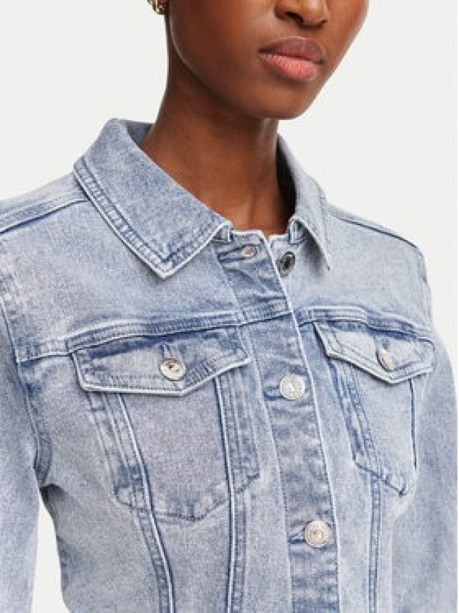 Morgan Kurtka jeansowa 262-VILIKA Niebieski jasny Slim Fit