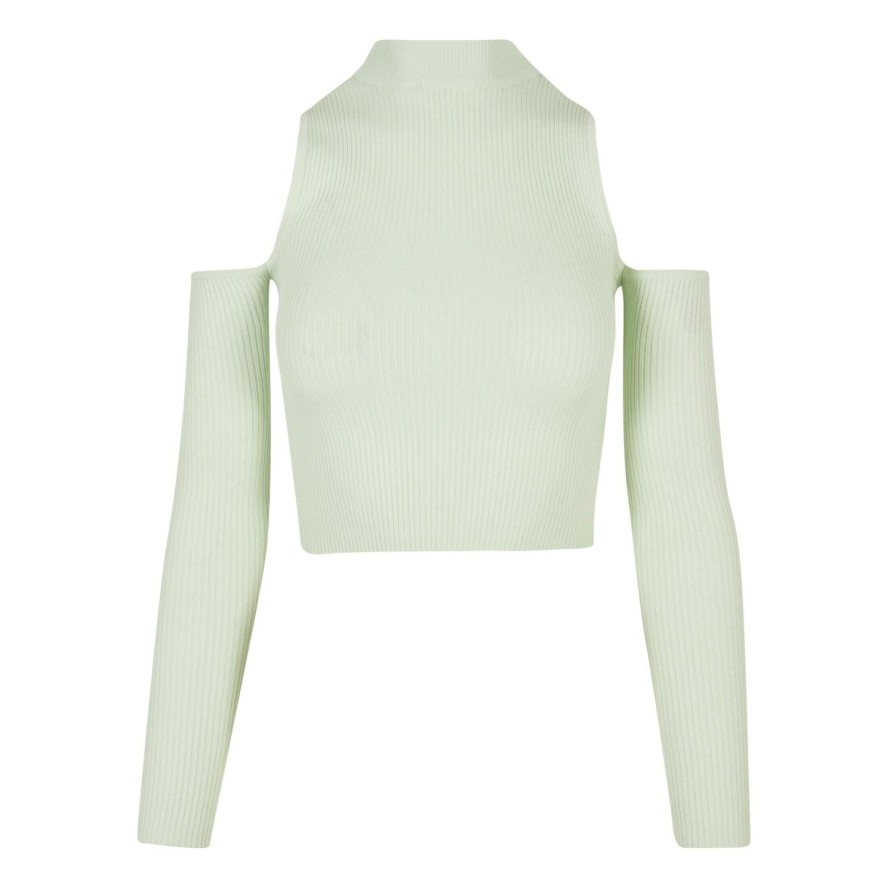 damska prążkowany Koszulka z długim rękawem Urban Classics GT