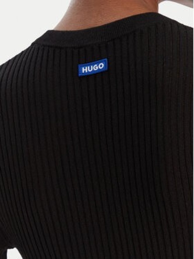 HUGO Sweter Somya_B 50554221 Czarny Slim Fit