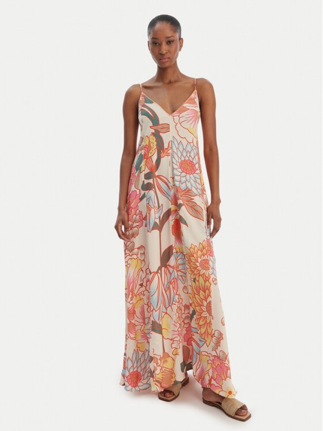 Maaji Sukienka letnia Japanese Summer Lily PT1930CLD003 Kolorowy Relaxed Fit