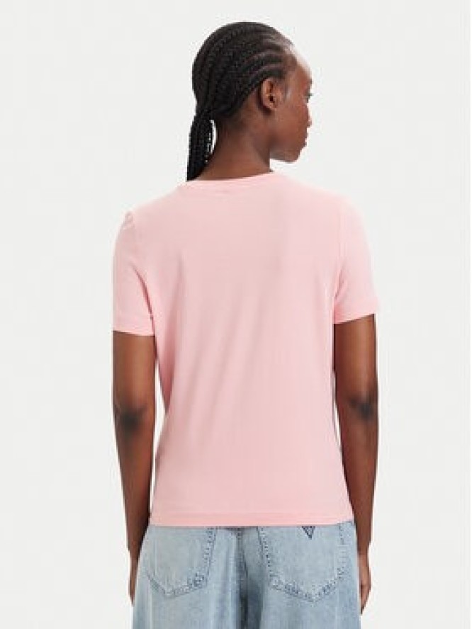 Guess T-Shirt V6RI07 J1314 Różowy jasny Regular Fit