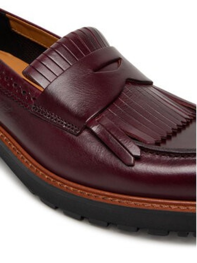 ECCO Półbuty 23285361291 Bordowy