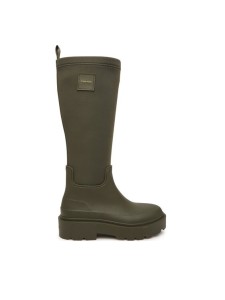 Calvin Klein Kalosze Rainboot High Rubber Neo HW0HW03180 Zielony