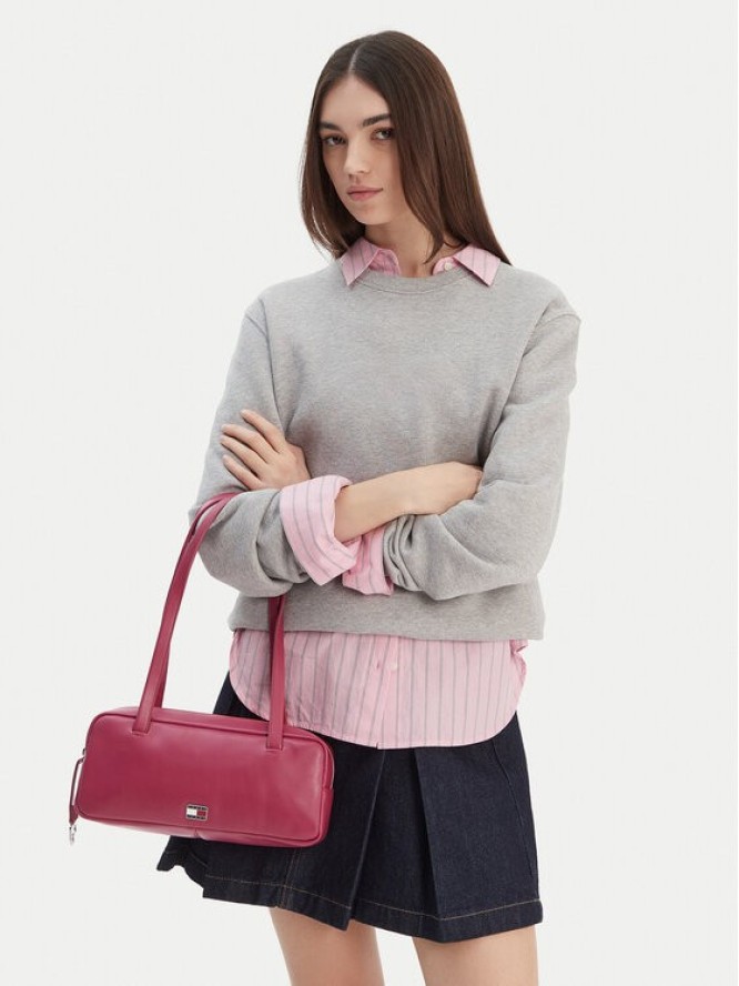 Tommy Jeans Torebka Tjw City Shoulder Bag AW0AW18075 Czerwony
