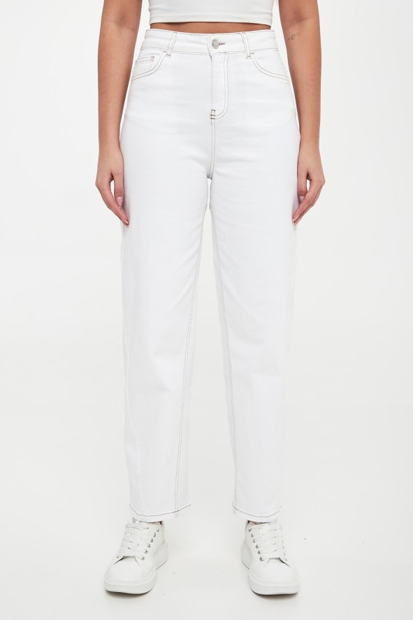 Jeansy damskie z logo SPORTALM