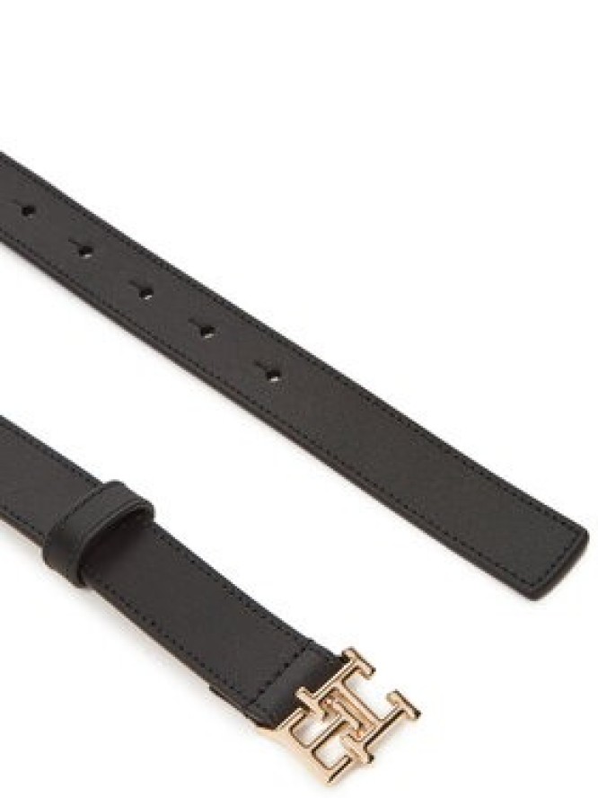 Tommy Hilfiger Pasek Damski Th Modern 2.5 AW0AW17496 Czarny