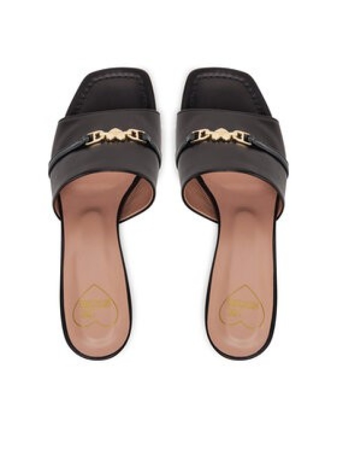 LOVE MOSCHINO Klapki JA28075G1MIA400A Czarny
