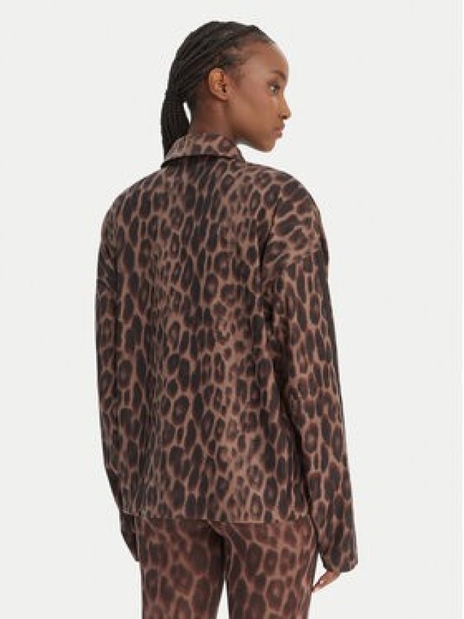 adidas Kurtka przejściowa Seasonal Essentials Leopard Print JZ0297 Brązowy Loose Fit