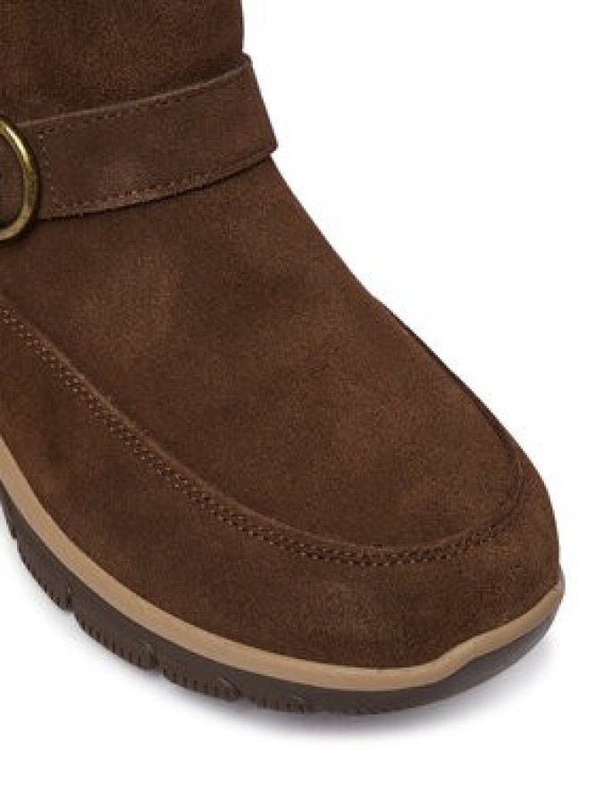 Skechers Botki Easy Going - Gentle Winter 168185 Brązowy