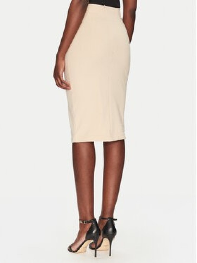 ViCOLO Spódnica ołówkowa TD0093 Beżowy Regular Fit