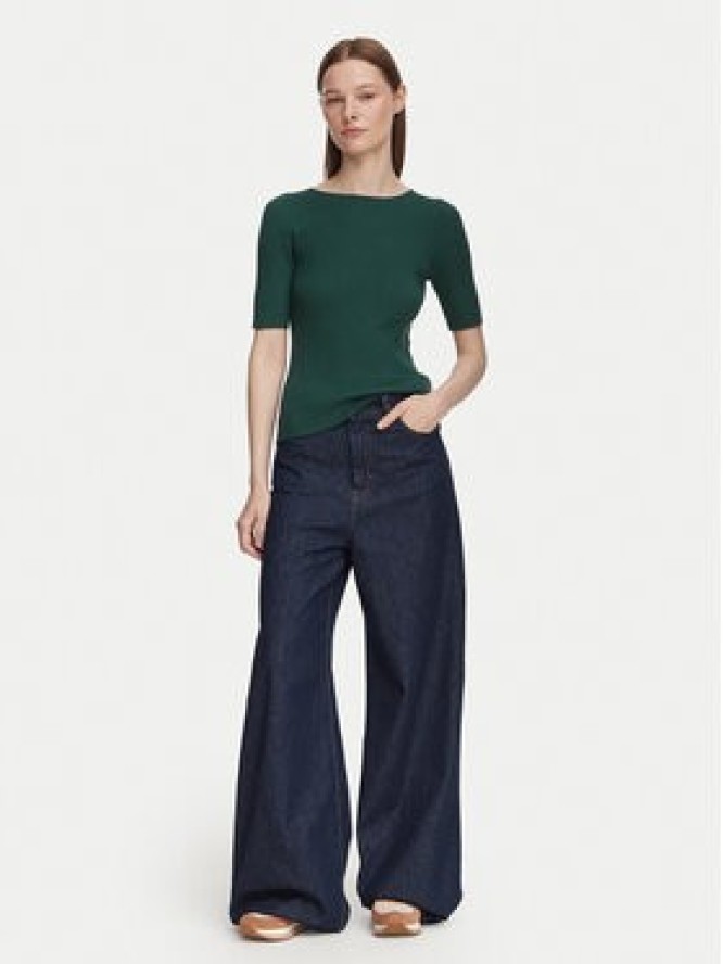 Weekend Max Mara Sweter Gola 2625366081 Zielony ciemny Regular Fit