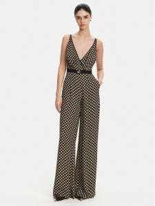 Elisabetta Franchi Kombinezon TU-035-51E2 Czarny Regular Fit