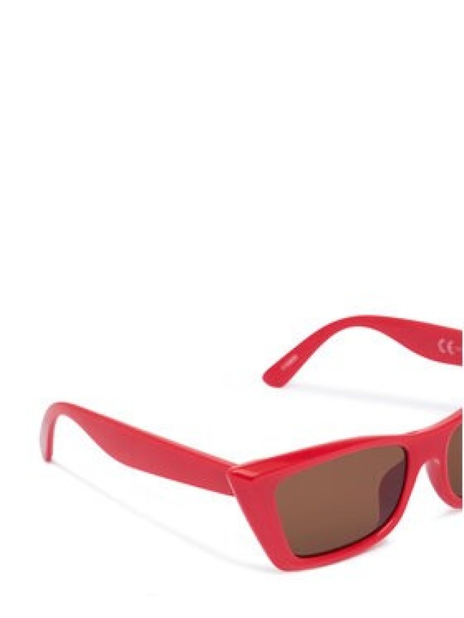 Pieces Okulary przeciwsłoneczne Pctrine Sunglass Box 175942 Czerwony