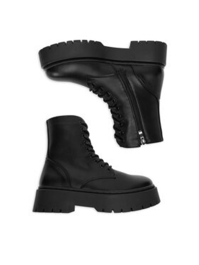 DeeZee Trzewiki 13123-1-BLACK PU Czarny