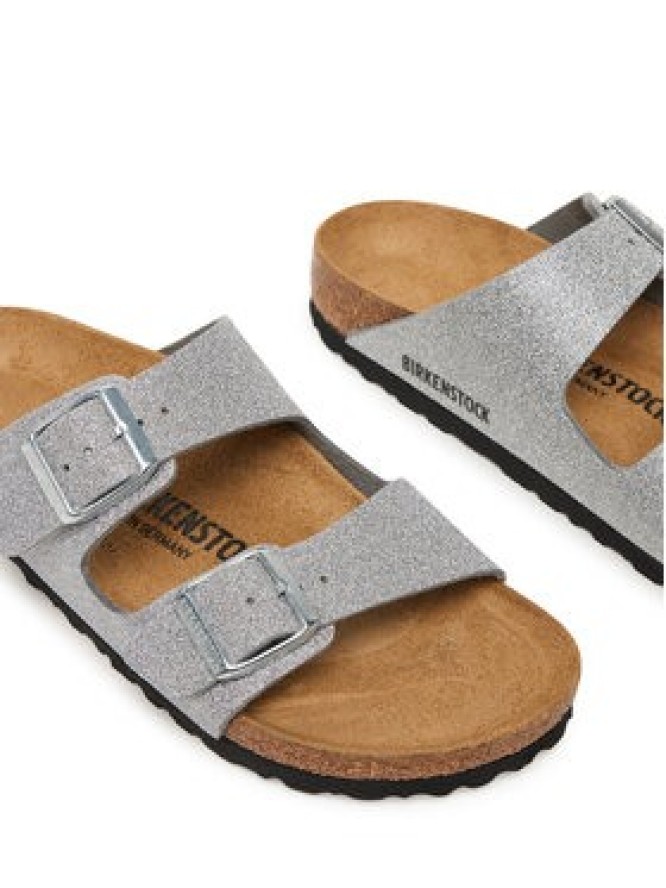 Birkenstock Klapki Arizona 1030127 Srebrny