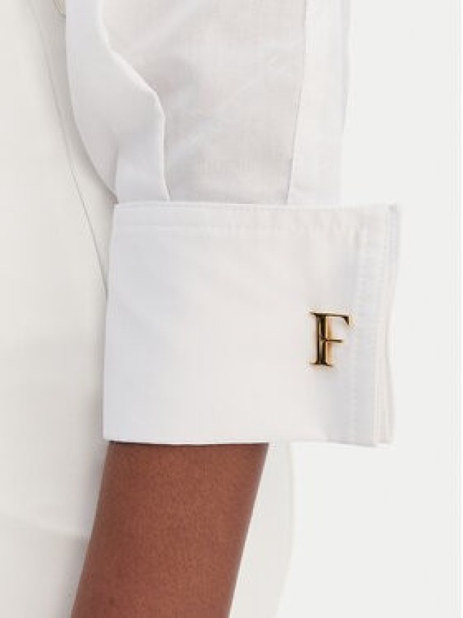 Elisabetta Franchi Koszula CA-141-61E2-V390 Biały Regular Fit