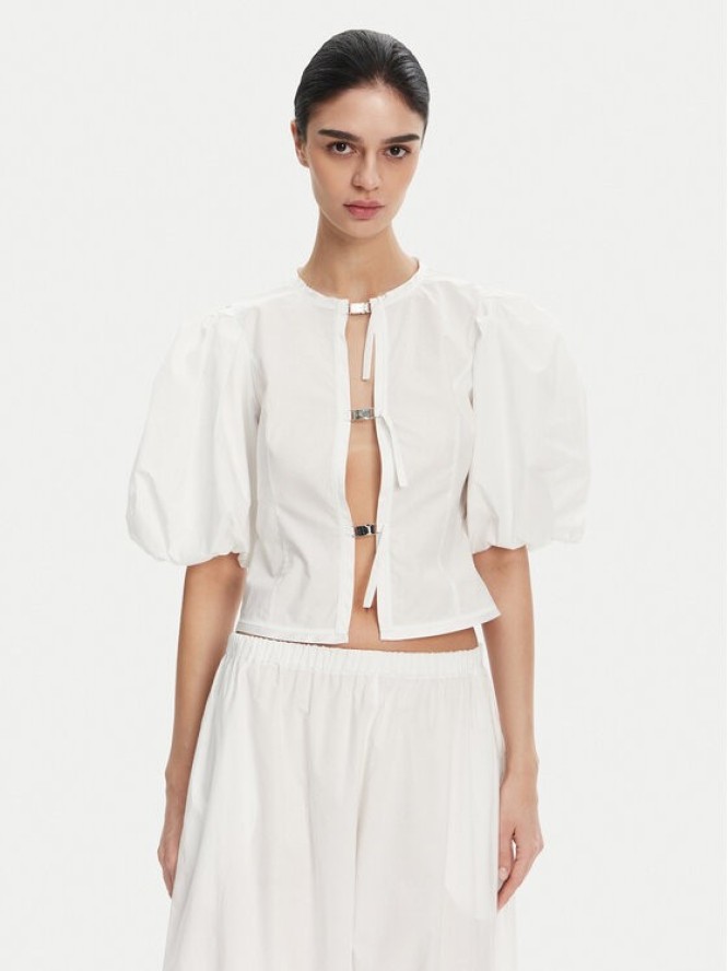 PINKO Bluzka 105185 Biały Regular Fit