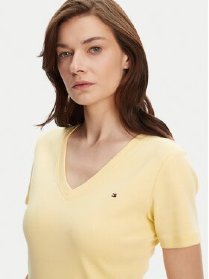 Tommy Hilfiger T-Shirt New Cody WW0WW40584 Żółty Slim Fit