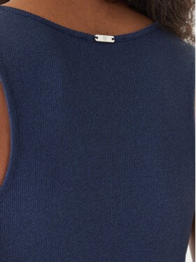 Fracomina Top FS26ST4011K420Q7 Granatowy Slim Fit