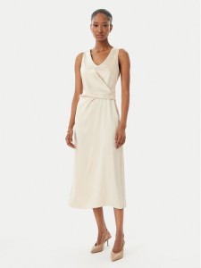 Rinascimento Sukienka koktajlowa CFC0122928003 Beżowy Regular Fit