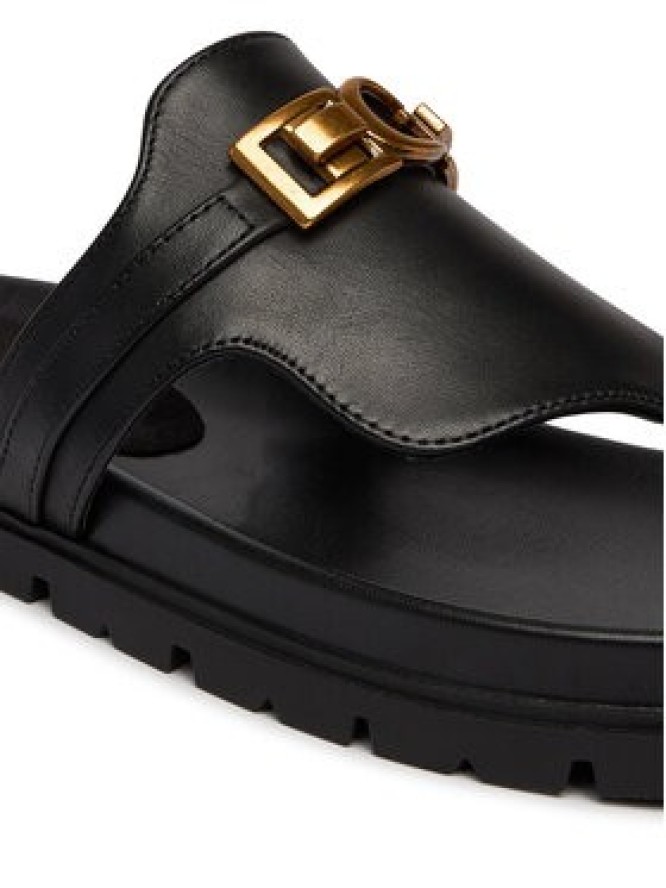 Guess Japonki FLJFRR LEA03 Czarny