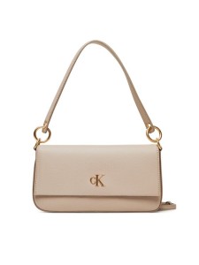 Calvin Klein Torebka Minimal Monogram Shoulder Pouch LV04K3161G Écru